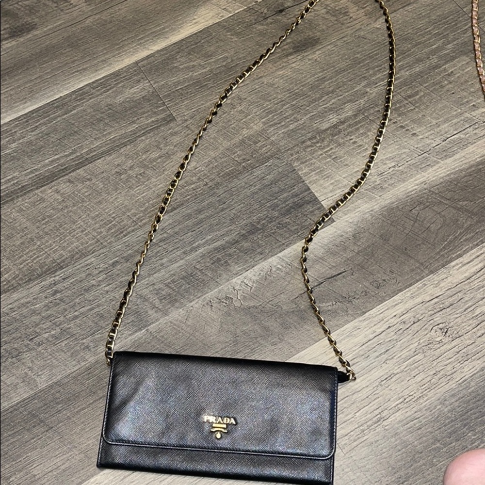 Authentic Prada wallet on chain